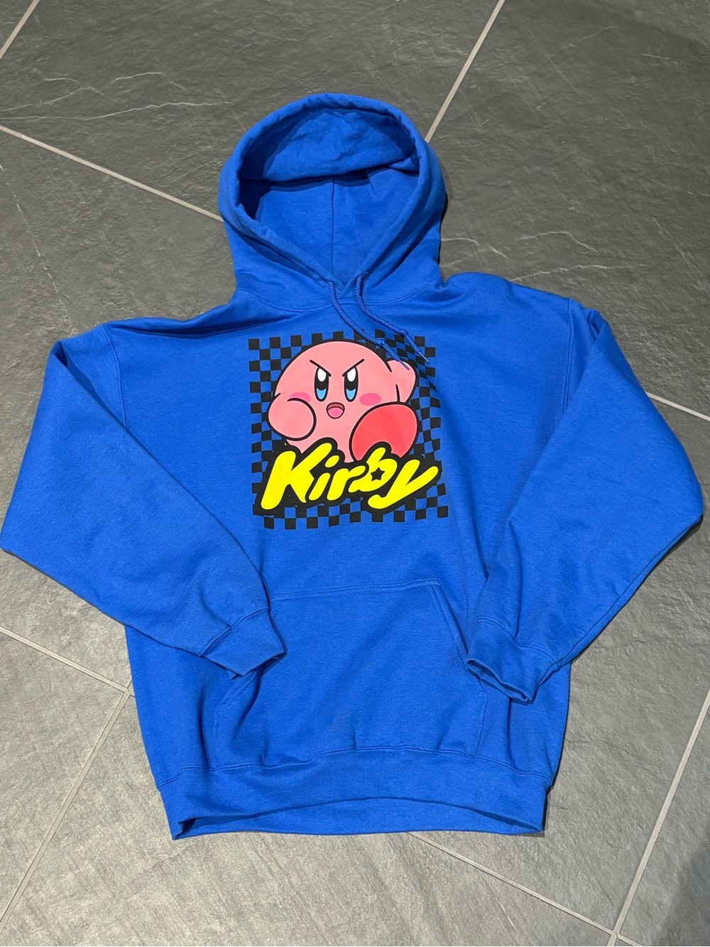Kirby Hoodie Blue Large